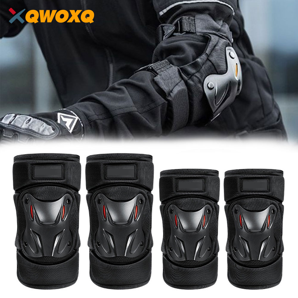 Mountain Biking Elbow Pads - 1 pasang bantalan pelindung lutut, Set