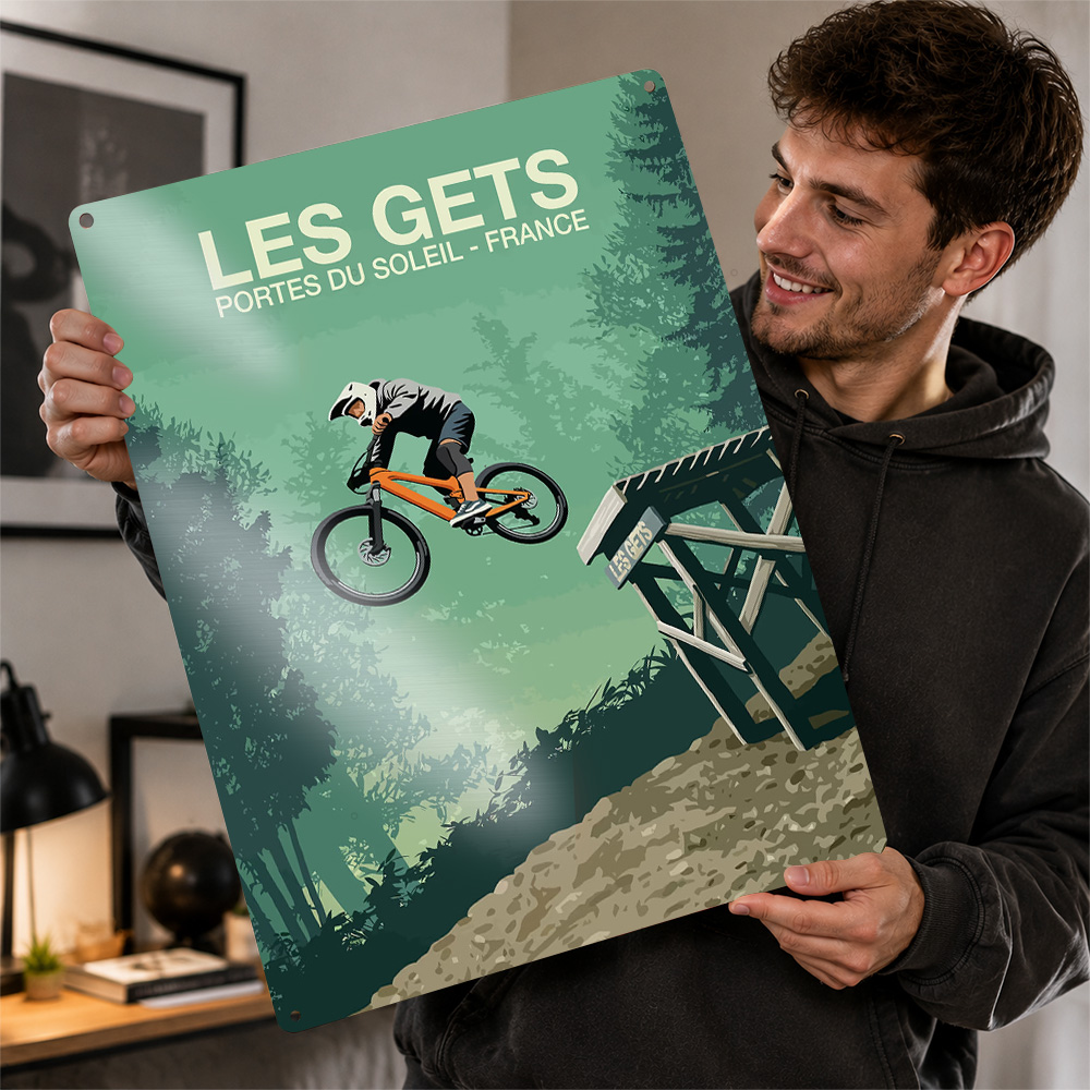 Poster Cetak dengan Gambar Lom - Mountain Biking Europe ulasan dan harga