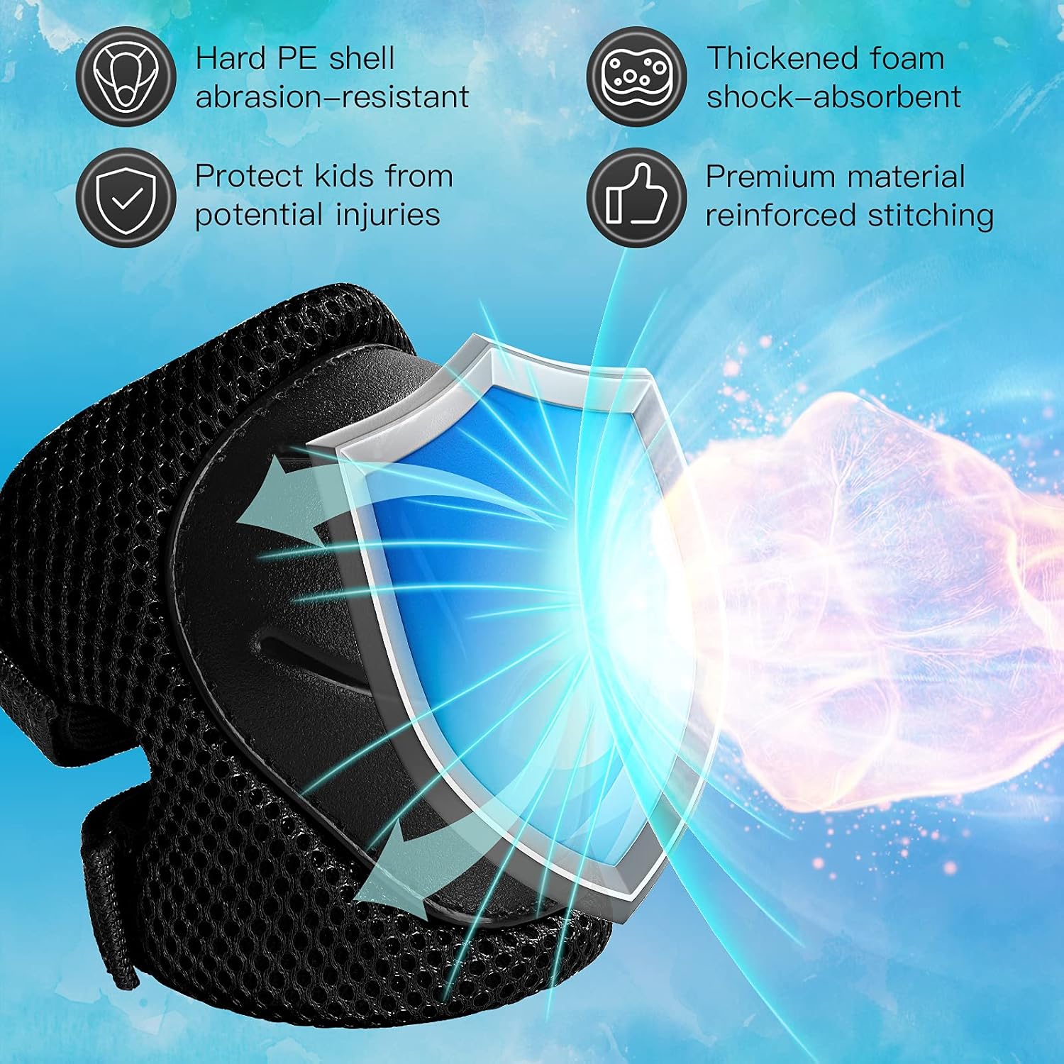 6 Buah Set Perlengkapan Pelind - Mountain Biking Elbow Pads ulasan dan harga