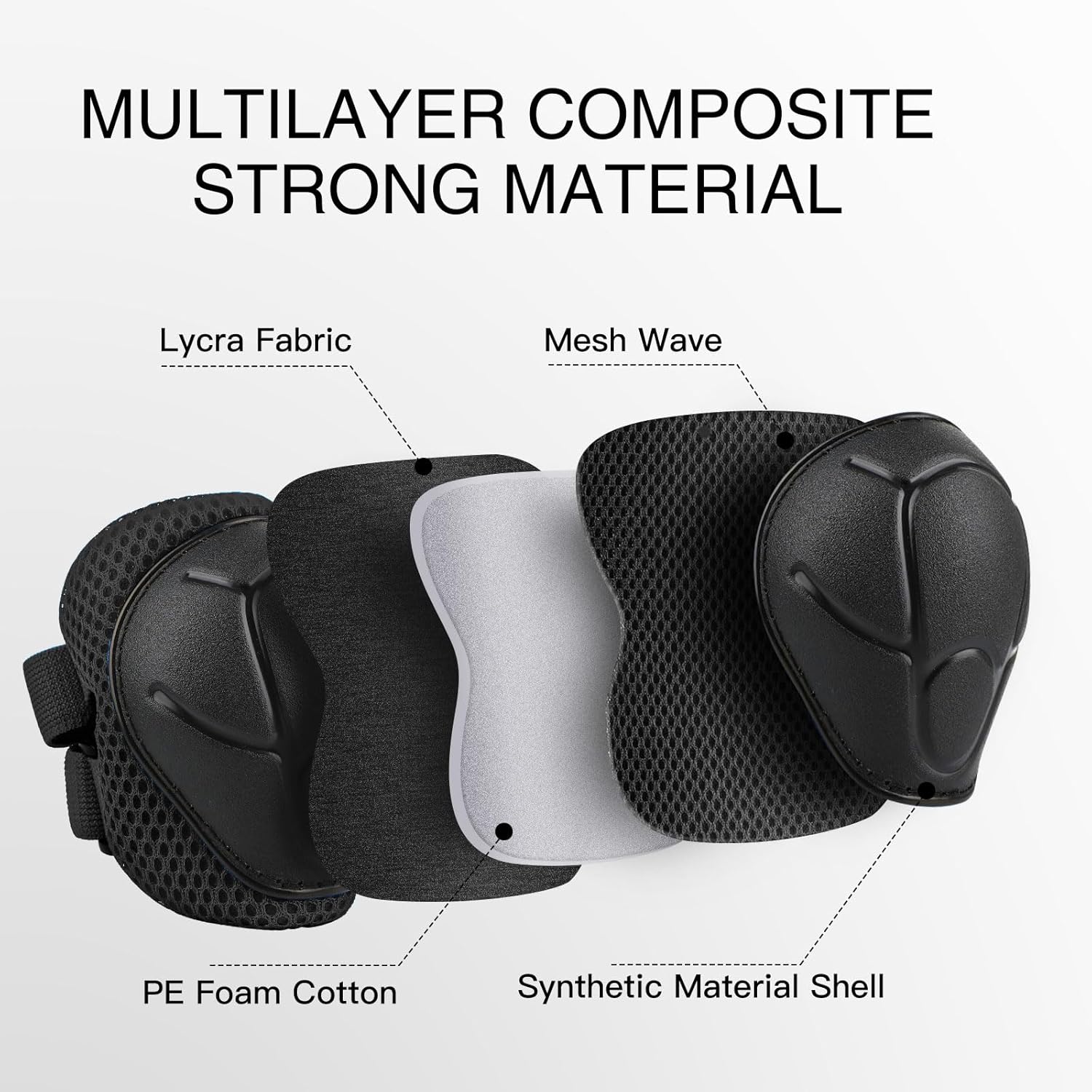 6 Buah Set Perlengkapan Pelind - Mountain Biking Elbow Pads ulasan dan harga