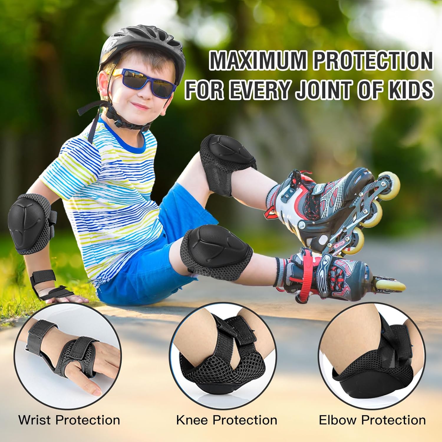 6 Buah Set Perlengkapan Pelind - Mountain Biking Elbow Pads ulasan dan harga