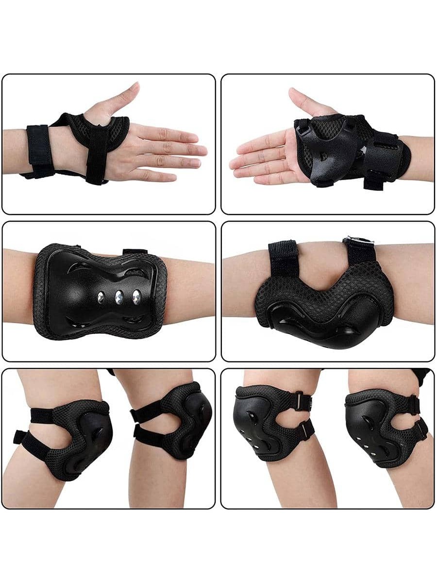 6 Buah Set Perlengkapan Pelind - Mountain Biking Elbow Pads ulasan dan harga
