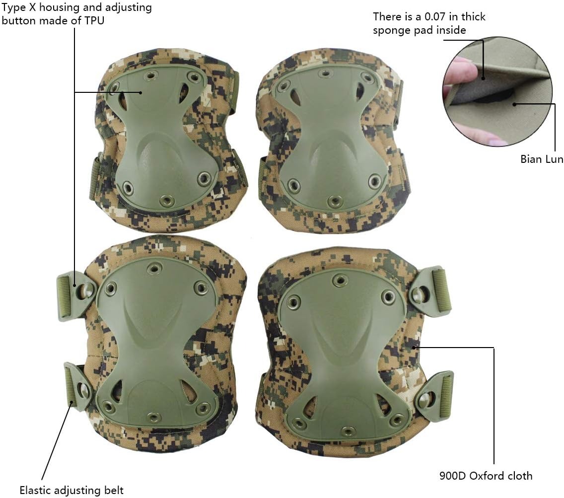SSUNTAK Set Pelindung Lutut da - Mountain Biking Elbow Pads ulasan dan harga
